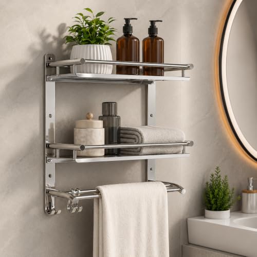 Hindware Bathroom Accessories 3-Layer Multi-Purpose Shelf | Made ...