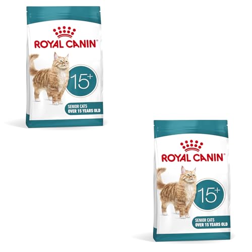 Ageing 15+ | Trockenfutter für senioren Katzen | 2 x 400 g | EPA & DHA