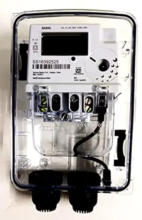Secure Saral Net Meter Single Phase Digital Energy Meter 10-60A for Solar Application