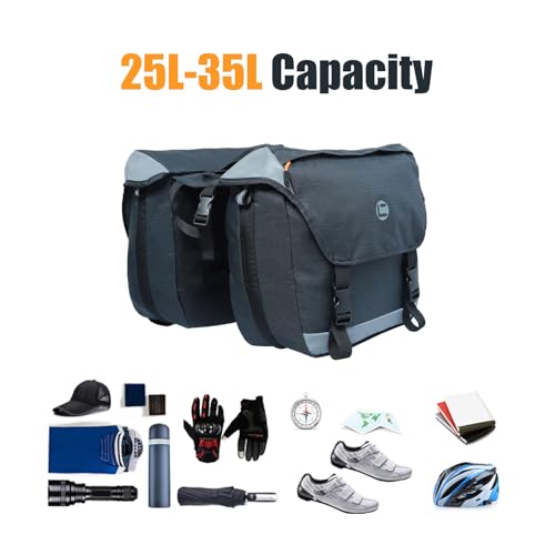 HOMPER 35L Bike Saddle Bag Panniers