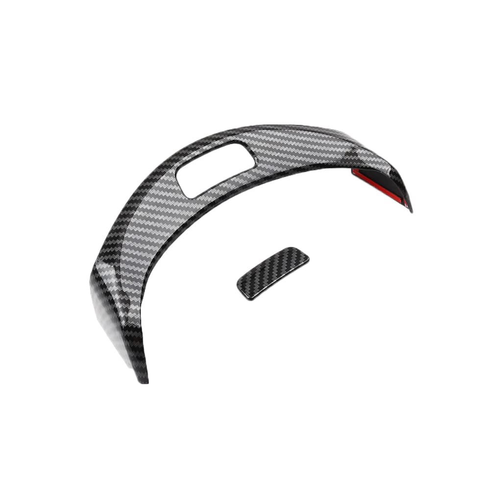 Copripulsante Bracciolo Per Mercedes Classe C E GLC - Carbonio O Nero Lucido