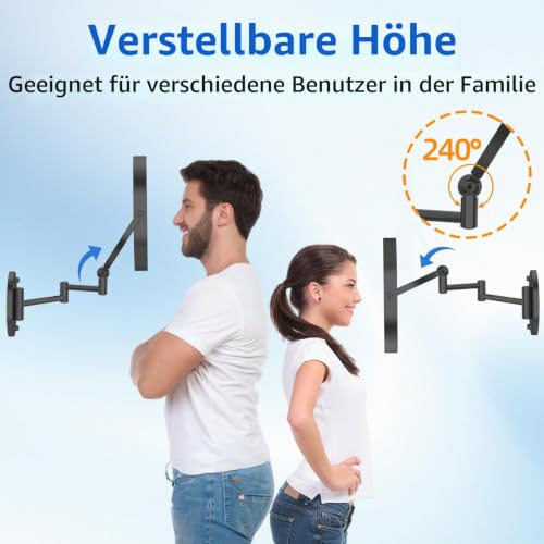 FUNTOUCH Kosmetikspiegel mit 1X/30X Vergrößerung, 5000mAh Wiederaufladbar – Ansicht 2