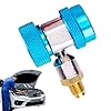 WJnflQN R134A Quick Coupler Adapters - Quick Connectors for Car AC Systems - Leak-Proof Adjustable Automotive RV Auto Connector for Air Conditioning Systems #5