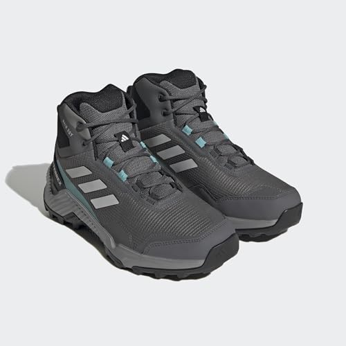 Adidas Damen Eastrail 2.0 Mid RAIN.RDY Hiking Waterproof Shoes, Grey Five/Dash Grey/Core Black, 39 1/3 EU