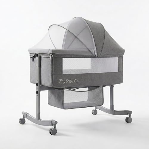 Berço Bebê Portátil Co-Bed TINY STEPS CO Moises Acoplado Altura