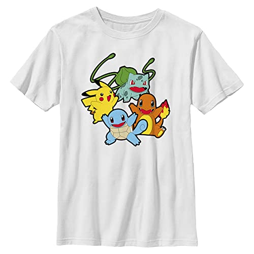 T-shirt Pokémon Enfant Classic Imprimé Graphique Durable pour Garçon et Fille