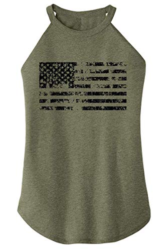 American Flag Tank Top Women USA Patriotic 4th of July Shirts Halter Sleeveless Tops Graphic Summer Racerback Vest