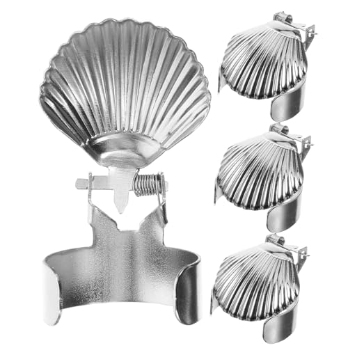 Happyyami 4Pcs Metal Wick Snuffer Automatic Candle Extinguisher Tool for Safe Elegant Design for Home Decor and Scented Candles