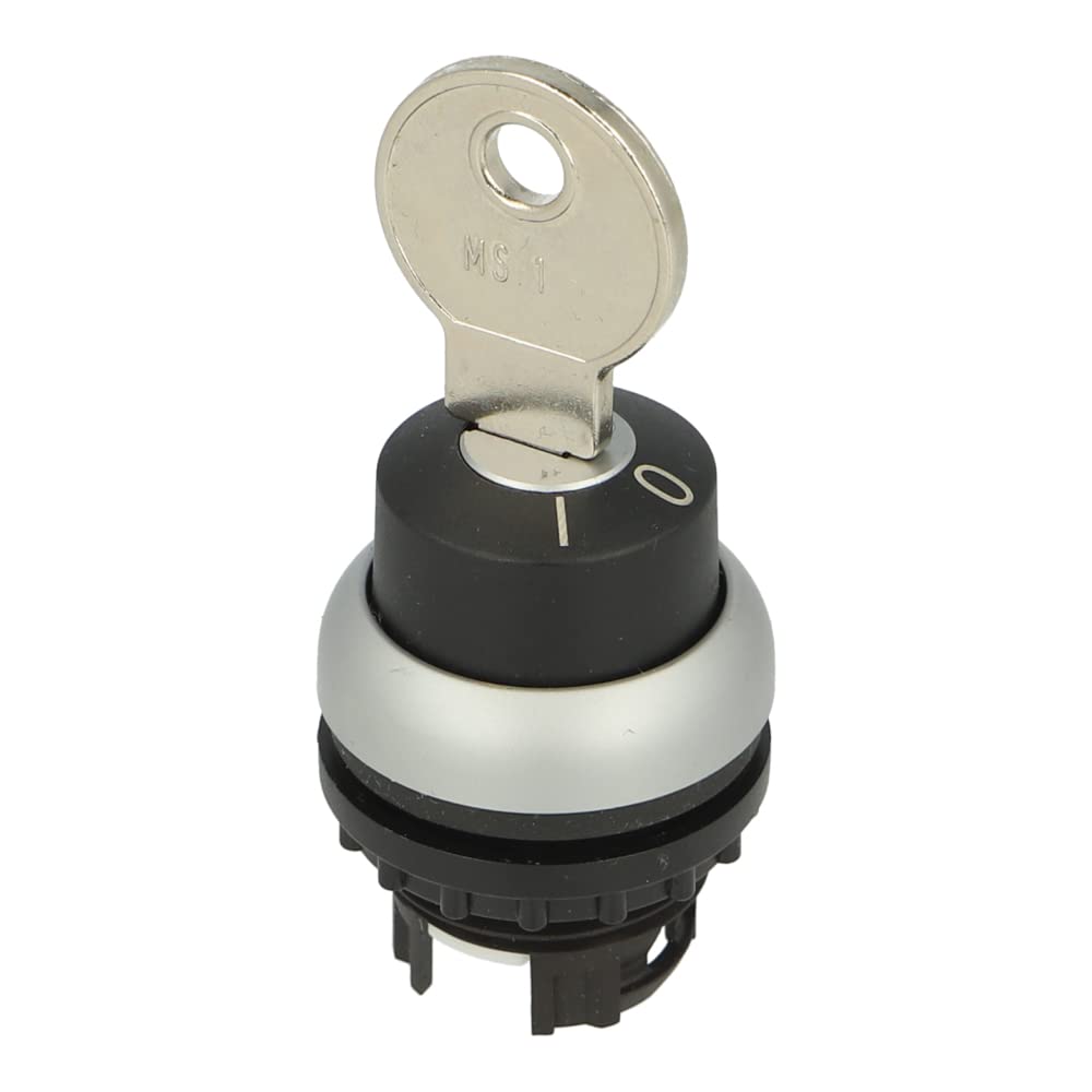 M22-WRS | Y7-216887 | MOELLER Key SELECTOR, 2-POS, 0-I, Front Element, 22.5 MM, IP66