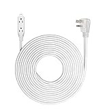 DEWENWILS 3 Outlet Extension Cord with Flat Plug, 25 FT 16/3 Awg Grounded Power Cable for Indoor...