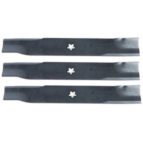 (3 Pack) Aftermarket Premium Replacement XHT Lawn Mower Deck Blade fits Dixon 539 112079 | 18" x 2-1/2" / 5 Point Star