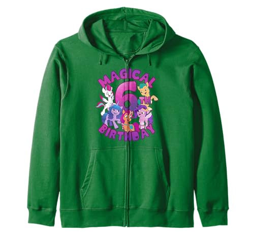 Sweat My Little Pony 6 ans veste à capuche zippée rose pour enfant