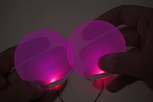 Image of [ Round ] Pink Star-Lord Decorations led Light Flexible Helmet Lights Cosplay DIY kit RGB Superhero for Men Gifts