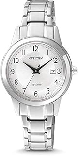 Citizen Damen Analog Quarz Uhr mit Edelstahl Armband FE1081-59B