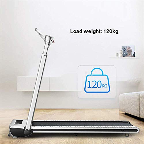 Image of Ultra Slim Treadmill Mini Treadmill, Multifunction Household Treadmill, Ultra-Quiet Running Fitness Training Equipment Load 120Kg