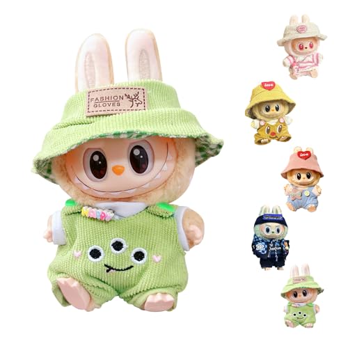 Ropa de muñeca para la-bubu, Disfraces para muñecas La-bubu, Ropa de Peluche de 17 cm para la-bubu, Adecuado para Todas Las muñecas de 17 cm