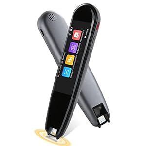 Translation Scanning Pen, Mobile Scanner Translator, Reading Pen, 112 Language Translating Device, OCR Digital for…