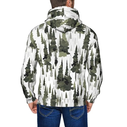 Sweat à capuche homme blanc fermeture éclair et cordon de serrage