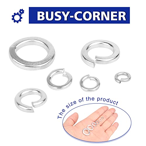 Spring Lock Washers Split Lock Zinc Washers Assortment Kit M3 M4 M5 M6 M8 M10 800 Pieces #TOP5