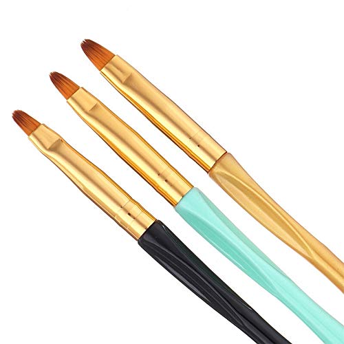 Nail Pens 3pcs Set Pinceles para Manicura y Nail Art miniatura 2