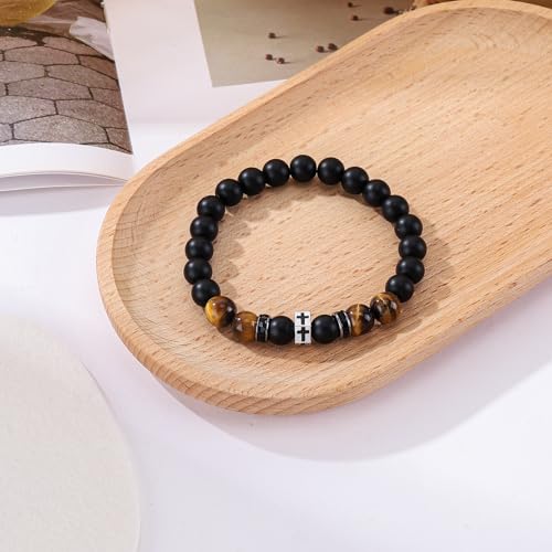 Pulsera cruz para hombres miniatura 4