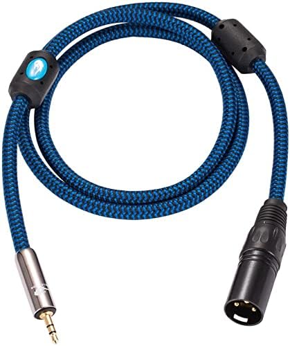 3ピン Xlr. アンプ用ミニジャック3.5mmオーディオケーブルへ パソコンサウンドカードケーブル3.5ジャック〜 Xlr.シール