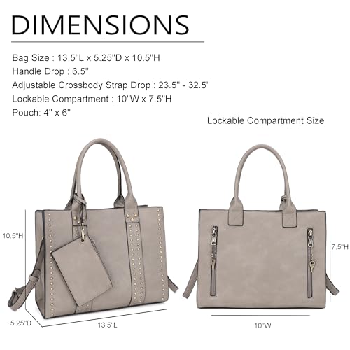 Image of JESSIE & JAMES Satchel Purses for Women Shoulder Bags Crossbody Top Handle Handbags with Adjustable Strap Card Pouch