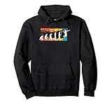 Evolution Badminton | Federball | Badmintonspieler Geschenk Pullover Hoodie