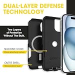OtterBox iPhone 17e, 16e, 15, 14, 13 Commuter MagSafe Case - Black - Image 3