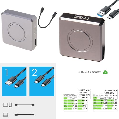 Caja externa para SSD M.2 NVME 2230 aluminio miniatura 2