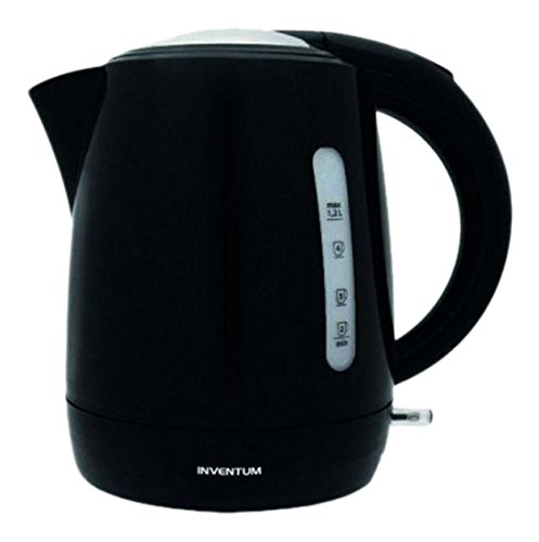 InventumElectric Compact Powerful Cordless Kettle, 1.2 Litre, Black