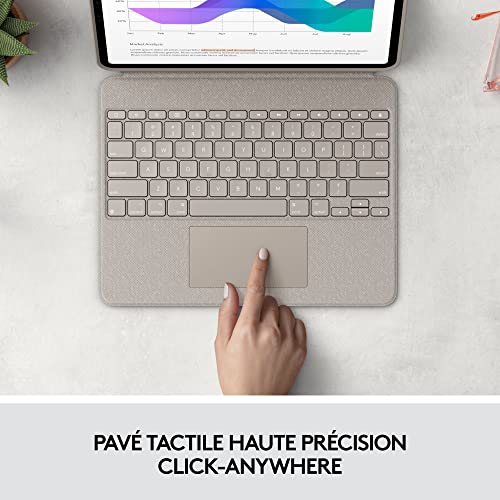 Logitech Combo Touch iPad Pro 12.9 Sable - vue 7