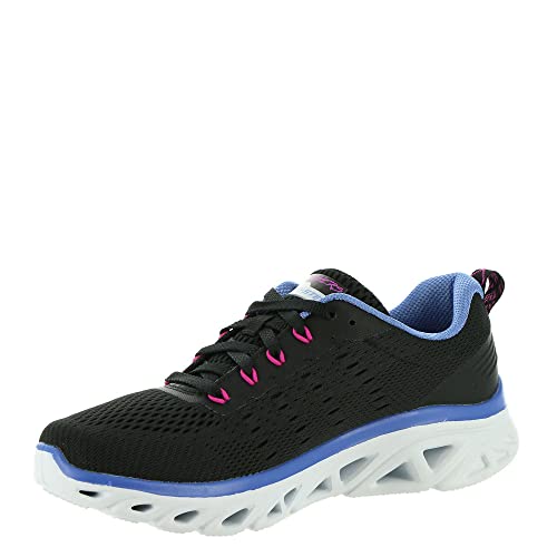 Skechers Skechers Sport Glide-Step Sport-Fresh Charm Athletic Sneaker Women's Sneaker 6 B(M) US Black-Blue-Pink