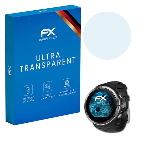 atFoliX Screen Protection Film compatible with Suunto Spartan Ultra/Sport Screen Protector, ultra-clear FX Protective Film (3X)
