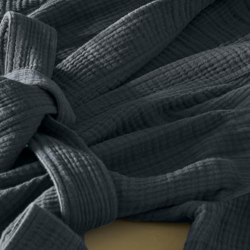 Image of BOLL & BRANCH Dream Robe - 100% Organic Cotton - Ultra Soft, Lightweight, Breathable, and Pre Shrunk - Unisex