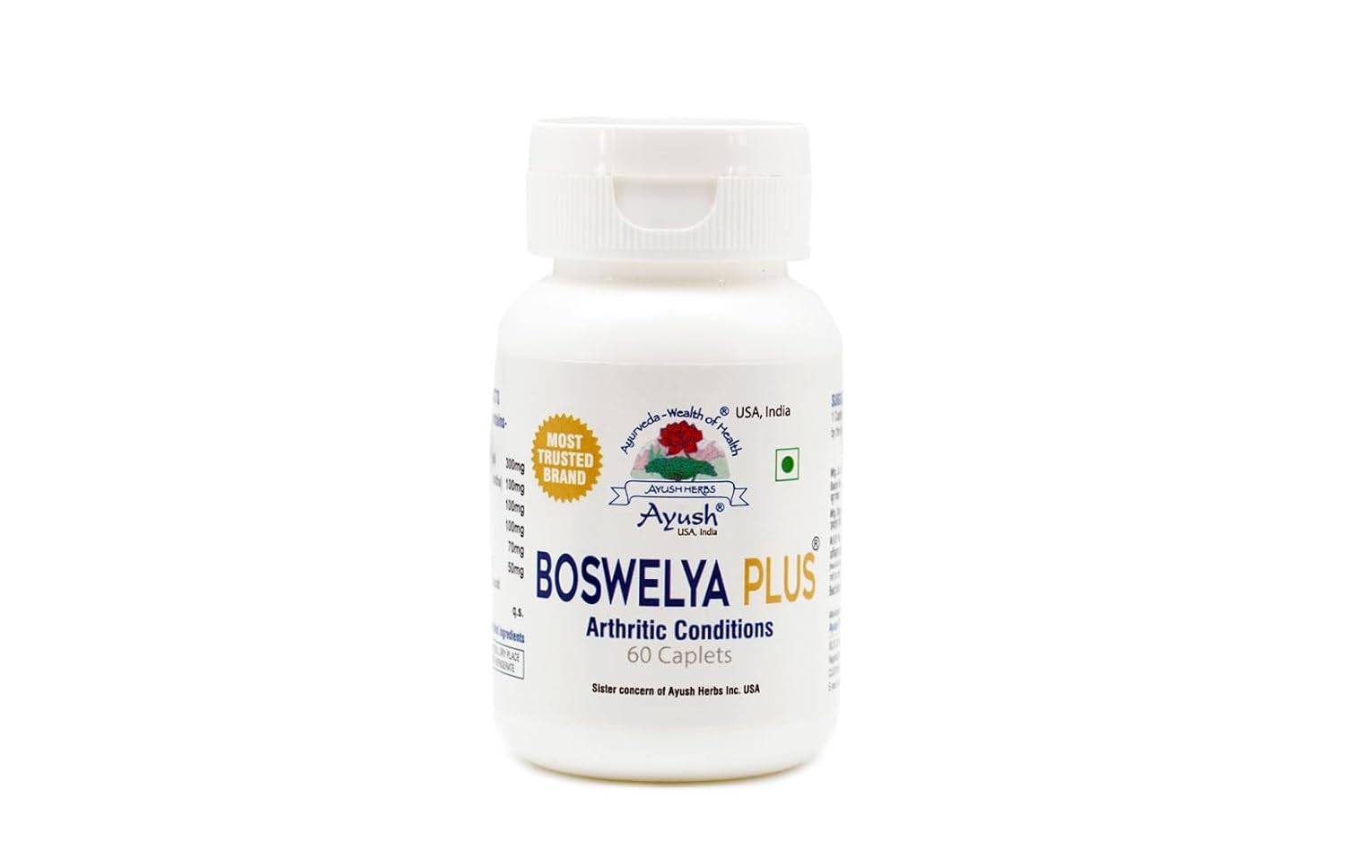 Ayush Herbs Boswelya Plus Bone and Joint Wellness Tablet|For Inflammation Relief and Joint Health,(60 Tablets) (B0D333LD91) Amazon Price History, Amazon Price Tracker