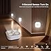 LED Stair Lights, 3-Piece Magnetic Night Lamp, Multi-Mode Wireless Stickons Light with Sturdy Material, Deck Lighting, Stair Accessory with Easy Install Design, Home Tool for Bedroom and Living Room