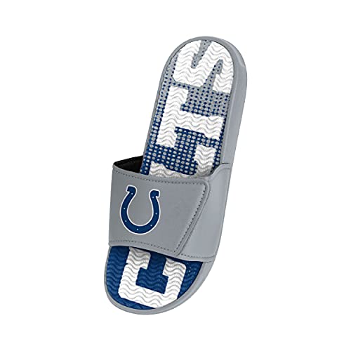 FOCO Indianapolis Colts NFL Mens Gradient Wordmark Gel Slide - M3