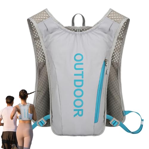 Mochila de hidratación | Mochilas de hidratación de senderismo de 5 litros, tiras reflectantes, accesorios ligeros de recreación al aire libre para correr, acampar, senderismo