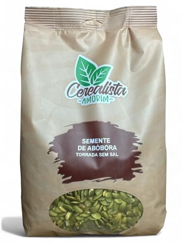 Semente De Abóbora Torrada Sem Sal 500g Cerealista Amorim