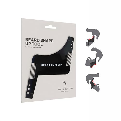 Beard Butler® ‘The Original’ Beard Shape Up Tool for Men – Precision Beard Template & Lineup...