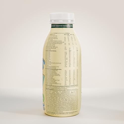 Saturo Trinkmahlzeit Vanilla | Astronautennahrung | 36 g Protein, zuckerfrei, 400 kcal | Trinknahrung Mit Wertvollen Nährstoffen | 6 x 400 ml