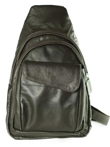 Bolsa Masculina Transversal 100% Couro Bovino Legítimo 013 Pochete Transversal