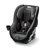 Graco Contender Slim Convertible Car Seat, West Point, Lightweight Travel Car Seat with Compact, Space-Saving Design, Rear-Facing 5–40 lbs, Forward-Facing 26.5–65 lbs, Easy to Transfer, FAA Approved