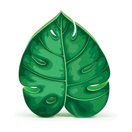 Image of Genuine Fred, House Plant, Monstera Leaf Kitchen Sponge, Multicolor
