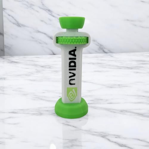 Nvidia Logolu ayarlı Ekran Kartı Tutucu; Gpu Sarkma Önleyici Destek Aparatı (75 mm, 115 mm)