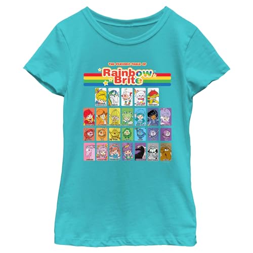 Girl's Rainbow Brite Table of Characters T-Shirt