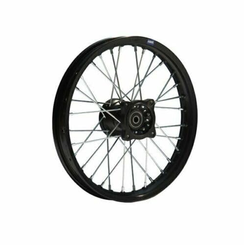 Stahl Felge 17 Zoll vorne Schwarz für 12 mm Achse Dirt Bike Pit Bike