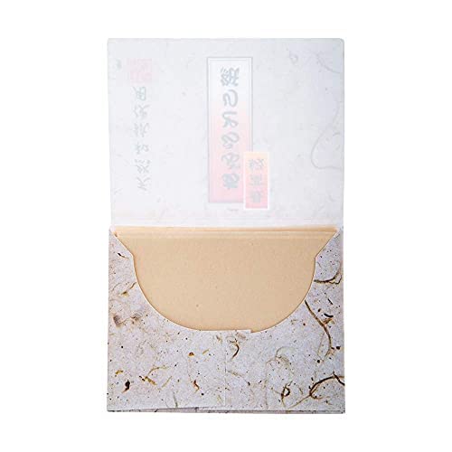 Kai Oil Control Blotting Paper Natural Japanese Paper,Travel-friendly- (100 Pcs) 4