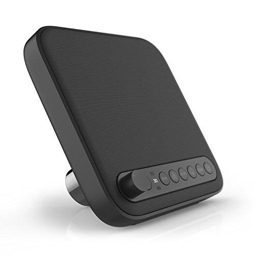 Pure Enrichment Wave Sleep Therapy Sound Machine (Black) - Patented Design with Improved